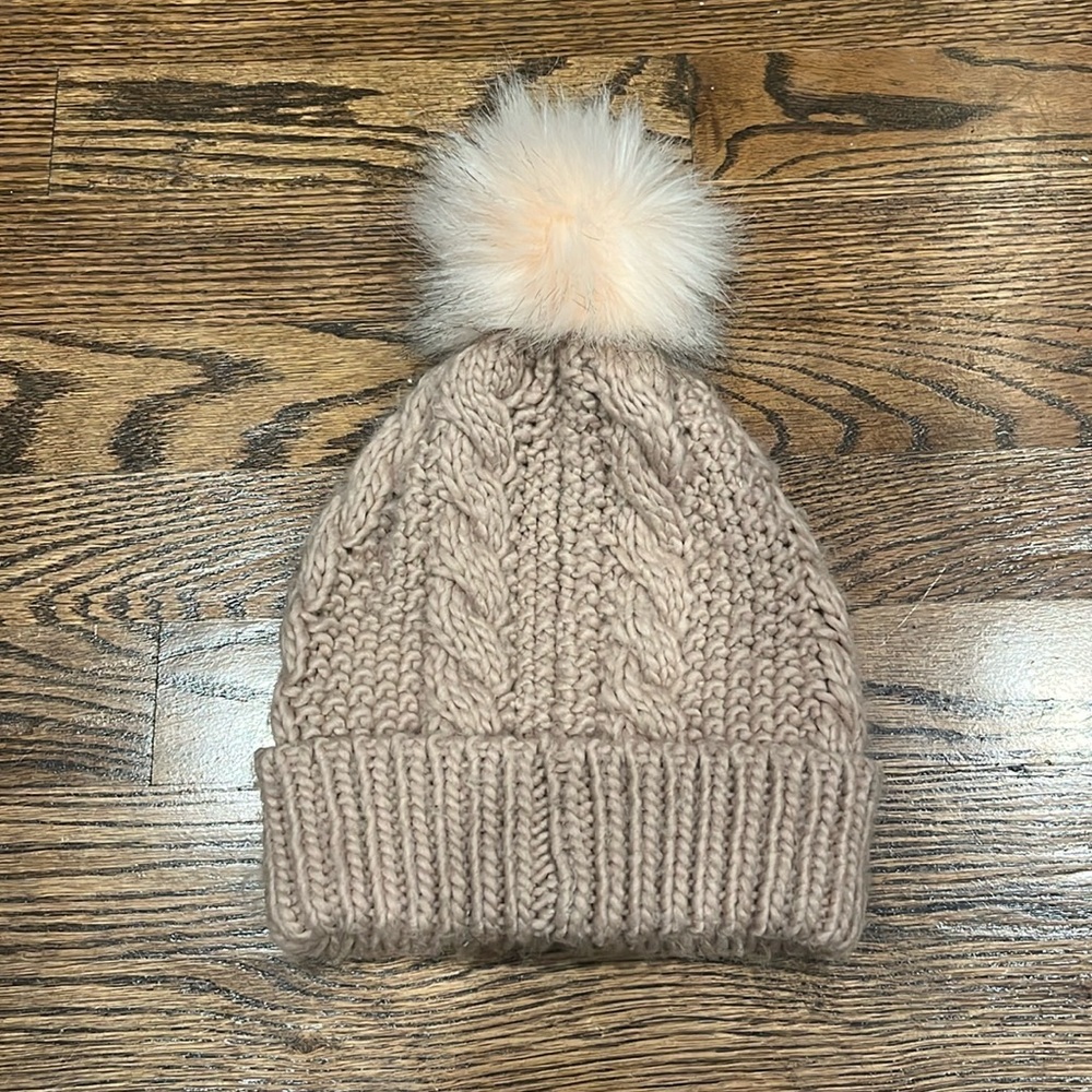 Womens Winter Pom Pom Beanie Hat